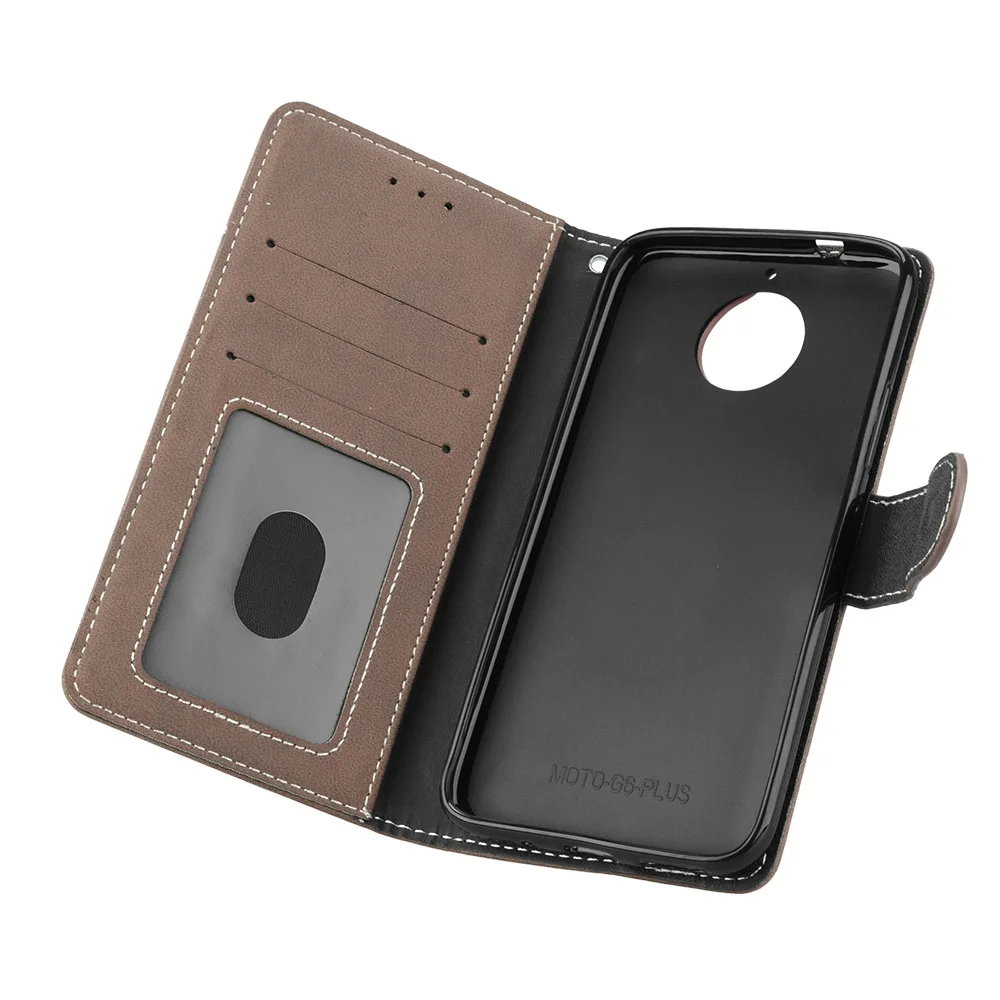 Wallet Case For Moto G5s Plus XT1803 XT1805 XT1804 XT1806 Flip Cases Matte Leather Cover G5S+ Stand Holder Bag | Мобильные телефоны