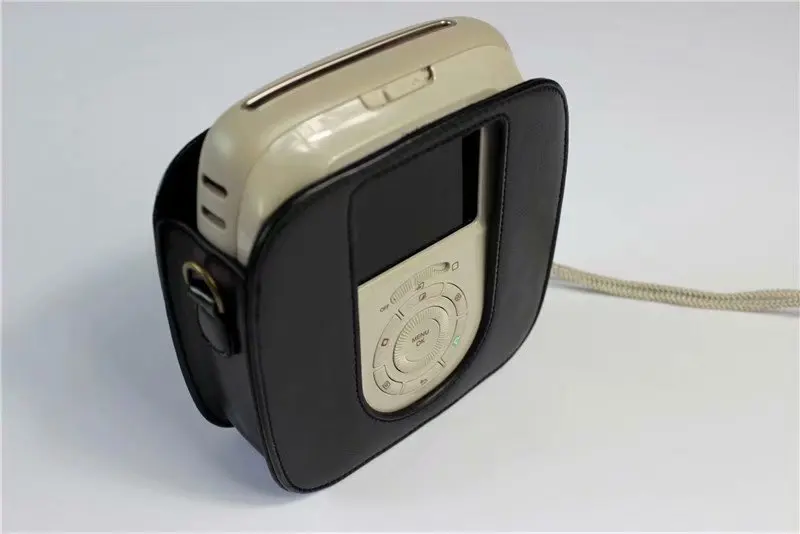 Черный/коричневый из искусственной кожи Чехол Набор для Fuji Fujifilm Instax SQ 20 sq20 Fuji SQ20 цифровая камера сумка с ремешком