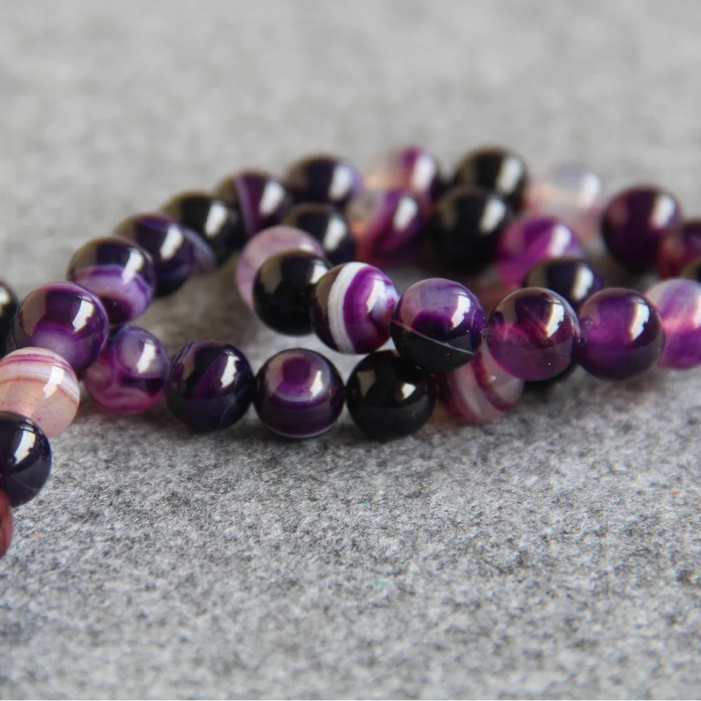 Аксессуары для изготовления ожерелий браслетов 10 мм разноцветные фиолетовые