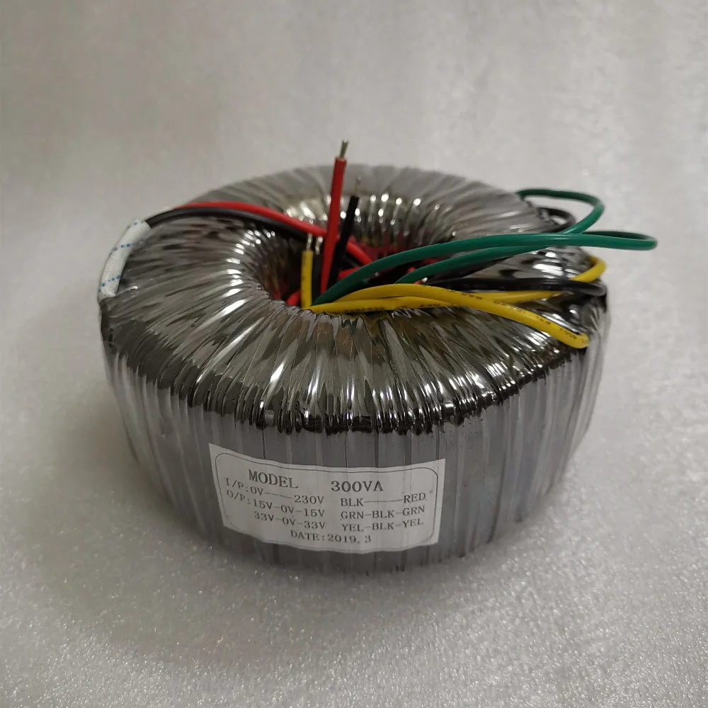 

300W dual 33V dual 15V toroidal transformer HiFi audio amplifier power transformer
