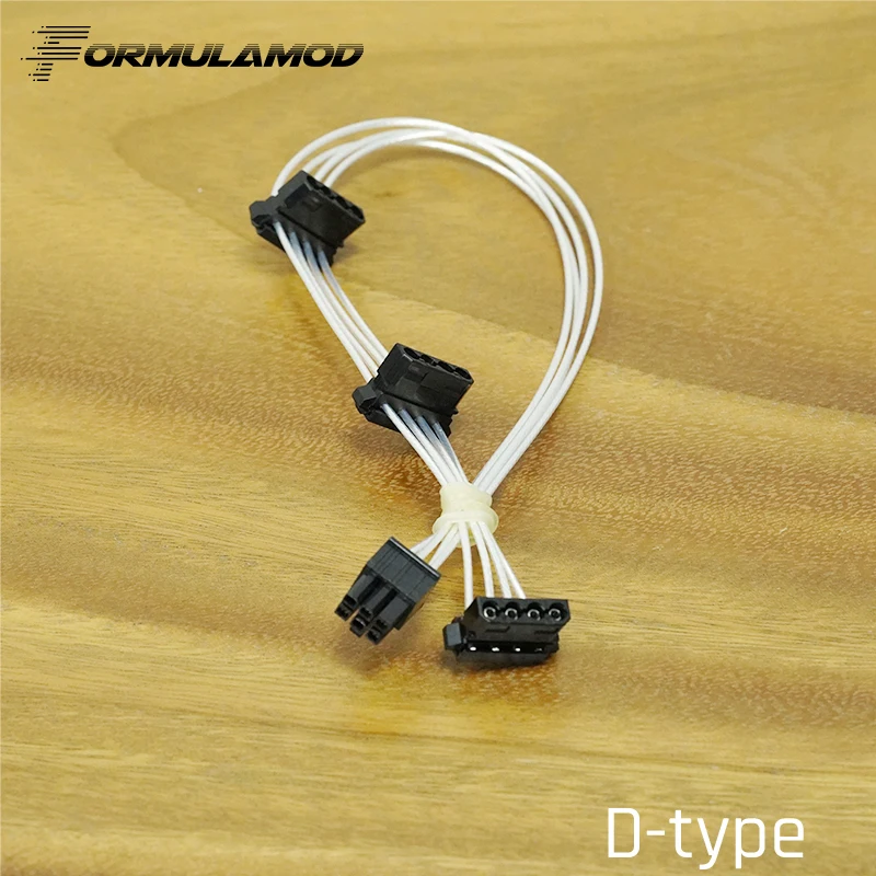 D-type FormulaMod Fm-HDC-SL, полностью модульная PSU кабели, 18AWG посеребренные, для Corsair RM/SF/серии HX модульная PSU - Цвет лезвия: D-type