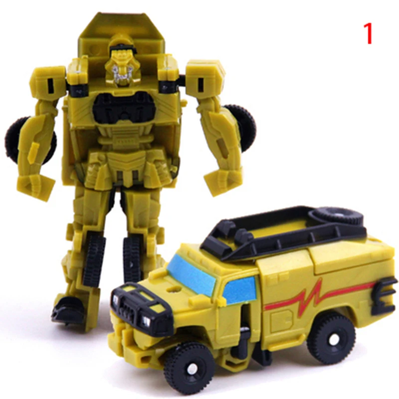 2016 New 7 Style Super Mini Plastic Transformation Robot Car Action Figure Toys Cars Robots Education Toy | Игрушки и хобби