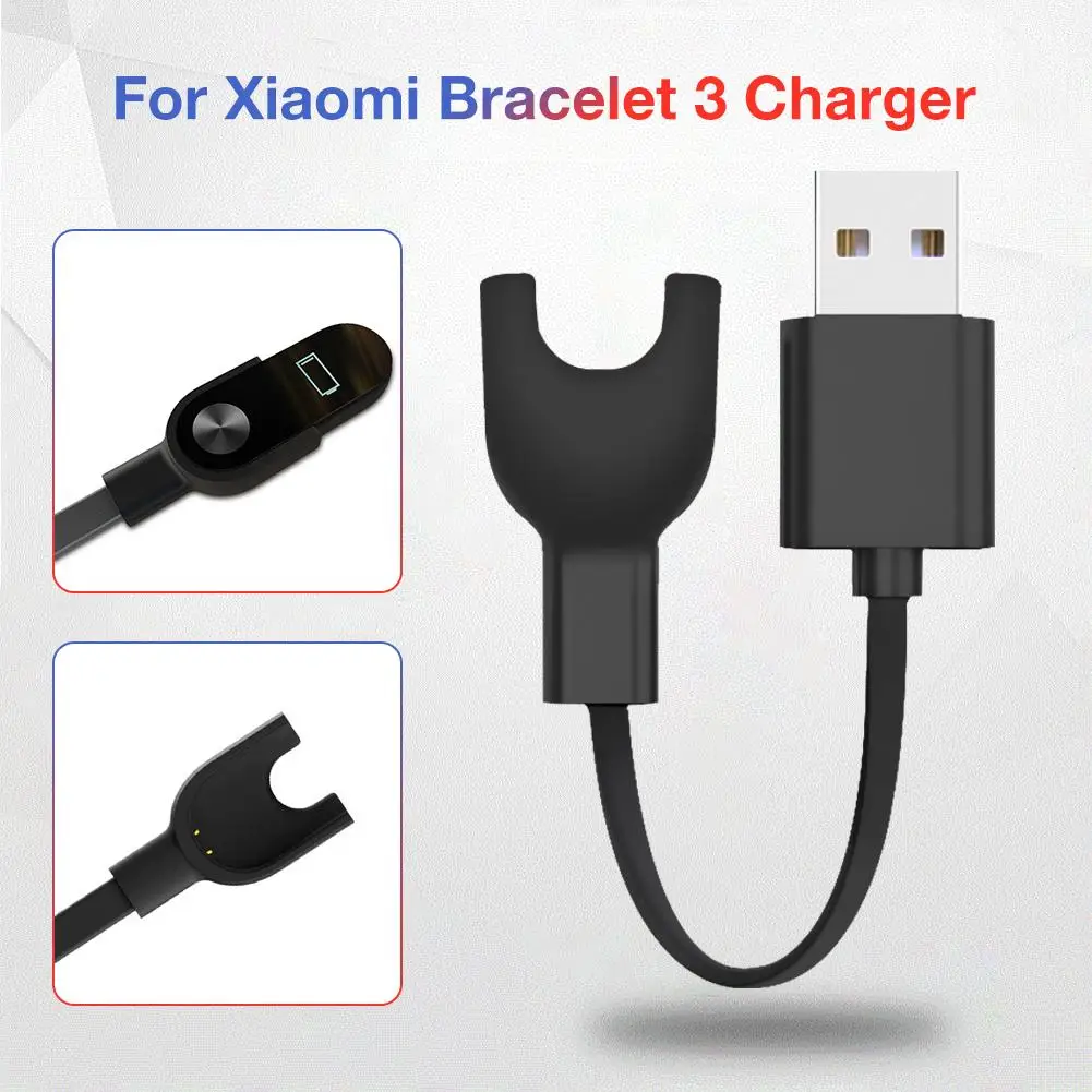 USB зарядное устройство для часов 5 в пост. Тока браслета Xiaomi 3 кабель зарядки шнур