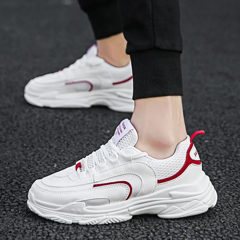 Ins Men's Shoes Spring 2019 New Korean Edition Fashion Sports Leisure Board Running Everything Daddy Summer | Обувь