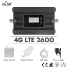 ATNJ Быстрый 4G LTE 2600 мобильный ретранслятор сигнала 80 дБ усилитель мощности 4G LTE 4G LTE 2600 МГц Усилитель сотового сигнала ЖК-дисплей