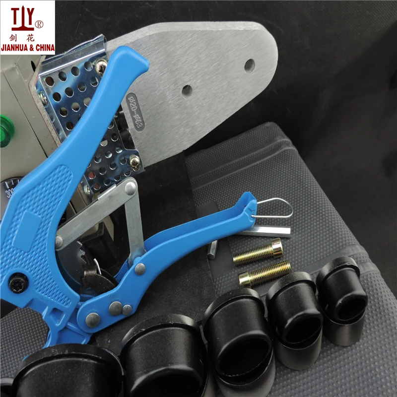 Аппарат для сварки труб с контролем температуры 220 В 20 63 мм|pipe welding machine|plastic pipe