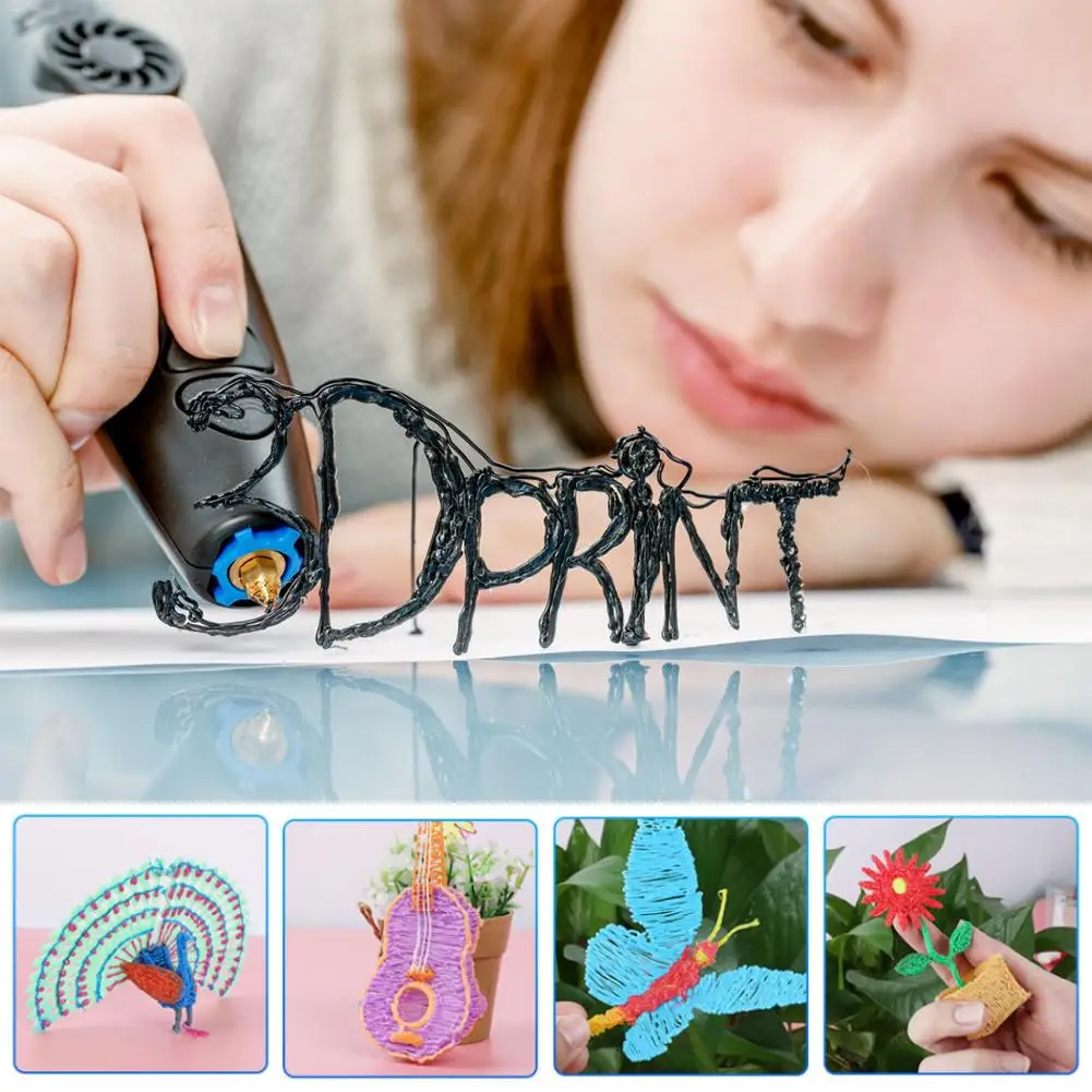 Используется для 3d-печати, 10 метров, 10 цветов, 1,75 мм, ABS нити, пластик, 3 D принтер, материалы для детских игрушек для рисования