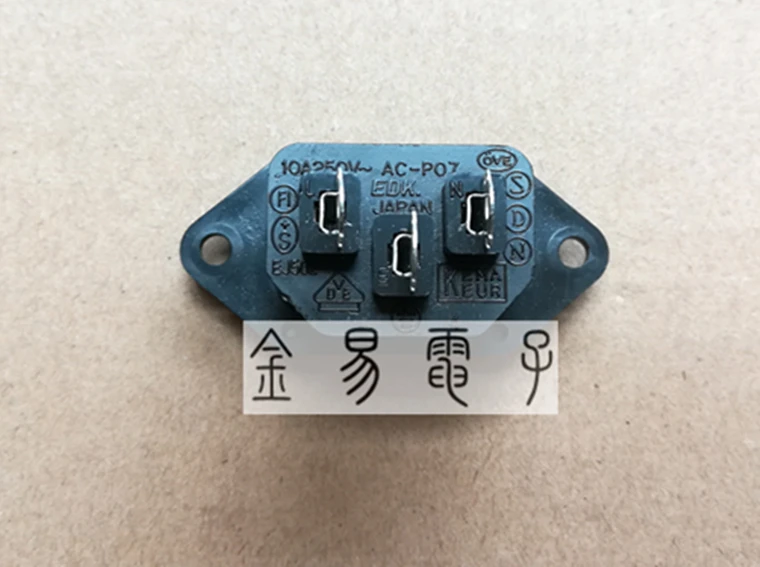 Оригинальная новая модель 100% дюйма задняя розетка переменного тока 10A250V 15A250V Тип
