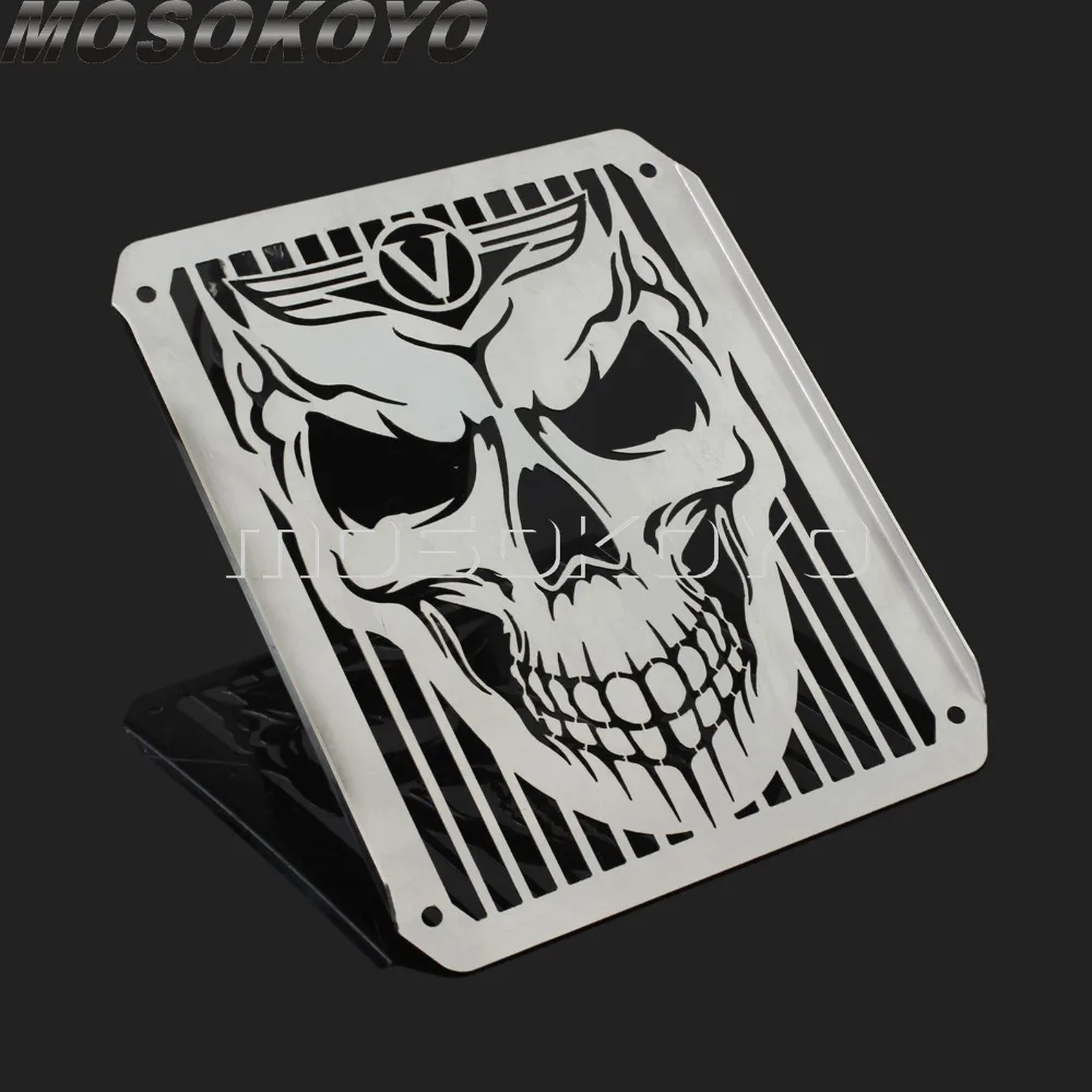 Радиатор для мотоцикла с черепом решетка водяного охладителя защитная крышка