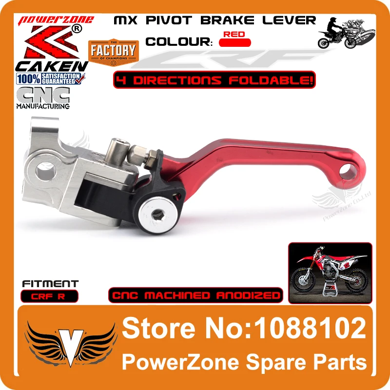 Складной MX Pivot тормозной рычаг 4 направления Fit CRF250R CRF450R 07-15 CRF Dirt Bike мотокросс эндуро супермото