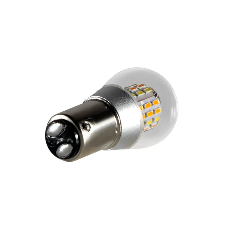 Bay15d p21 5 Вт 1157 12 В led canbus лампочка светильник двойной цвет белый желтый Dc вольт