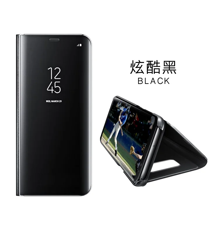 Чехол для Samsung Galaxy A3 A5 A7 чехол Clear View смарт-крышка для Samsung Galaxy A3 20 A520 A720 F зеркальный флип-чехол