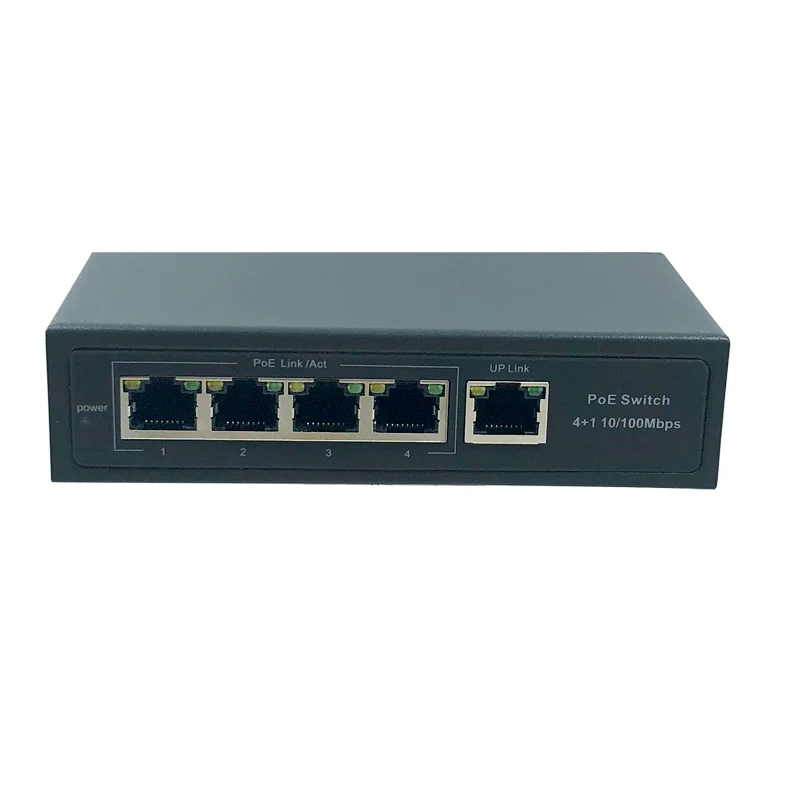 4 Портовый Коммутатор POE IEEE802.3af/at питание для ip камеры и беспроводной точки