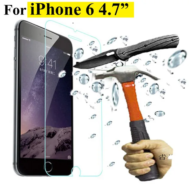 Закаленное стекло защитная пленка для iphone 6 s 4 7 0 3 мм закаленная бесплатная