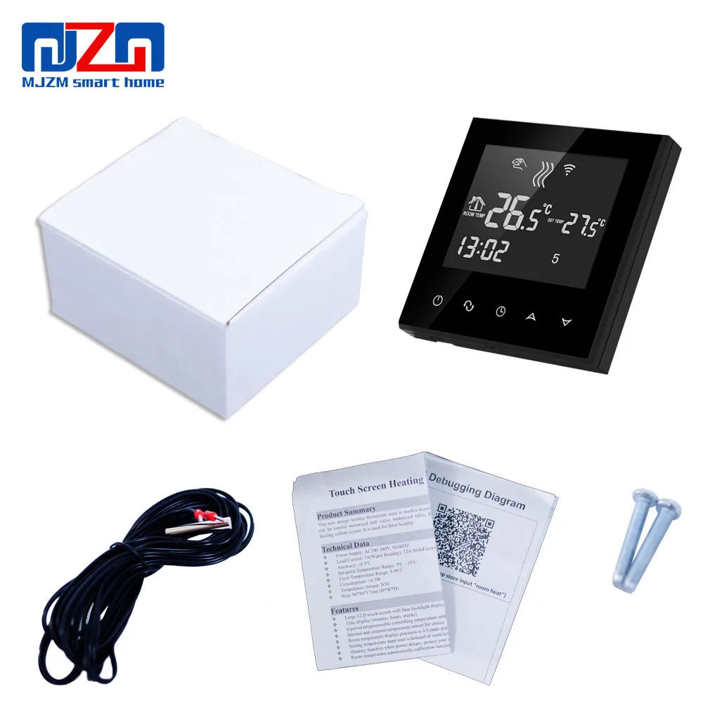 MJZM 2 шт. 16A03 4HH WiFi термостат для домашнего отопления контроллер температуры