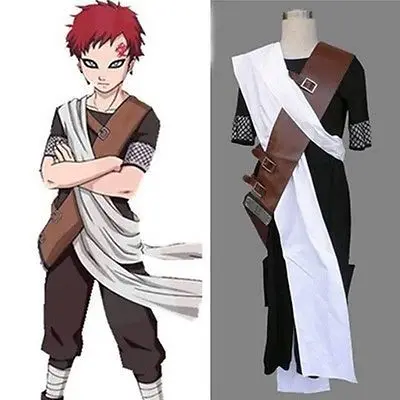 

Anime Sabaku no Gaara Cosplay Costume Fashion Halloween Suit For Women Men Outfit New
