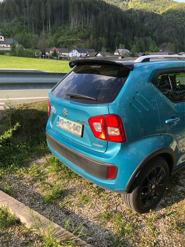 Для Suzuki Ignis заднее крыло спойлера, на крышке багажника Спойлеры крыльев краска ABS 3M паста EMS транспорта
