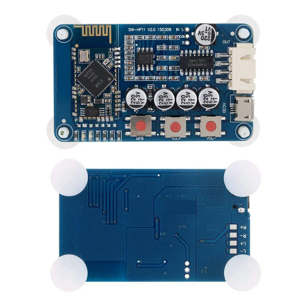 CSR8635 PAM8403 стерео усилитель модуль Bluetooth 4 0 HF11 цифровой аудио приемник доска для