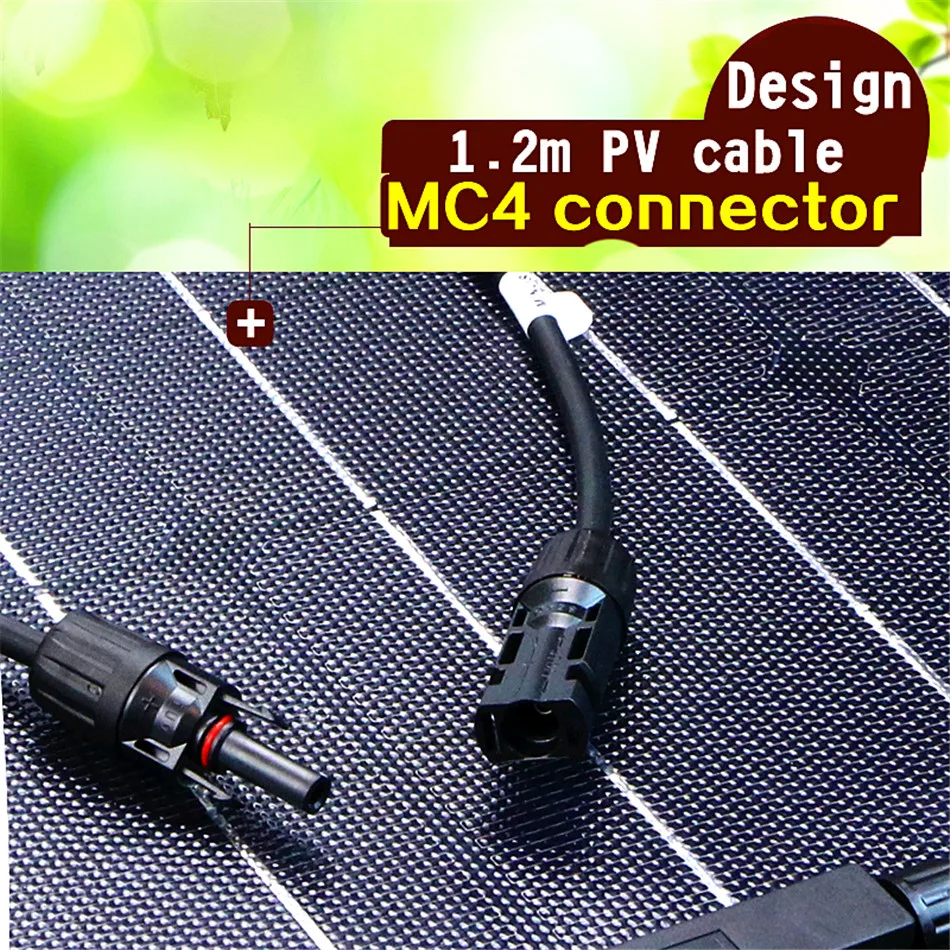 30 Вт ЭТФЭ Полугибкие солнечные панели 12v тонкие flexibble панель солнечных батарей на морской для зарядного устройства, панель солнечных батарей, широкий выбор, 12В 30 Вт
