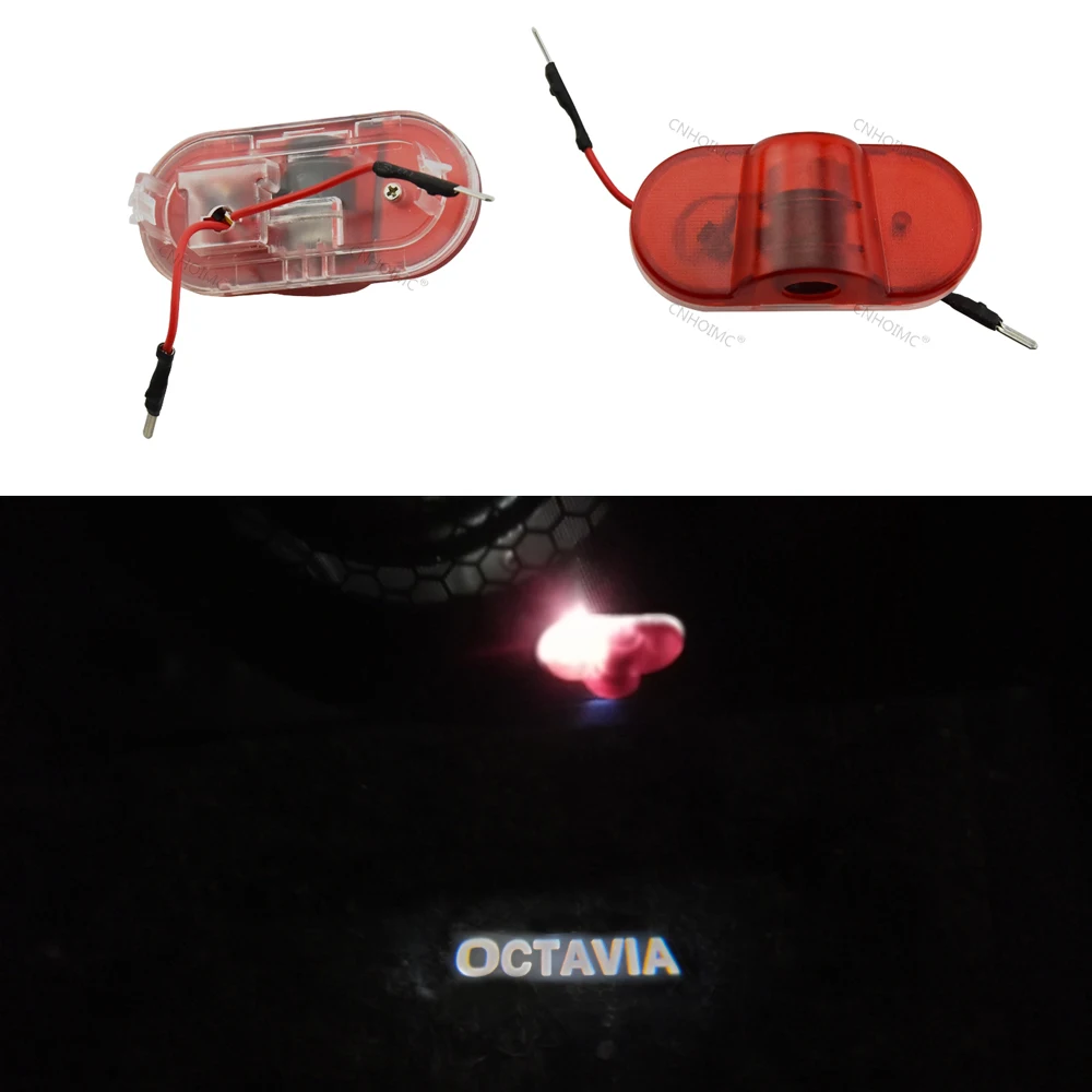 2x LED Автомобильный Стайлинг Дверной Свет Добро пожаловать Дверь сигнальная лампа