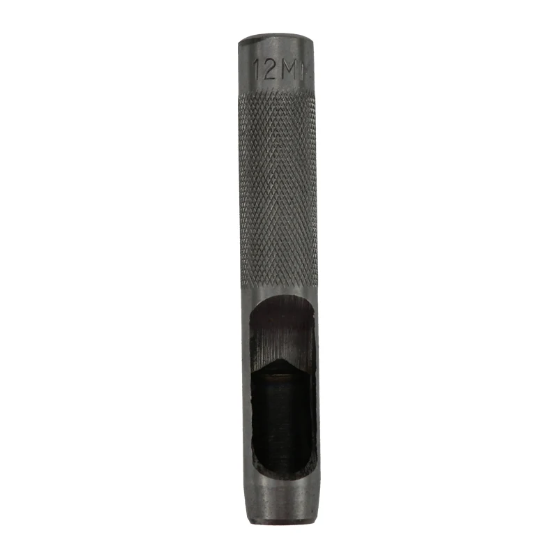 12MM 24 размера, инструменты для выбора кожи, кожевенный перфоратор, набор для рукоделия, полый перфоратор, ремень, 1,0 мм-25 мм для одежды, холст - Цвет: 12MM