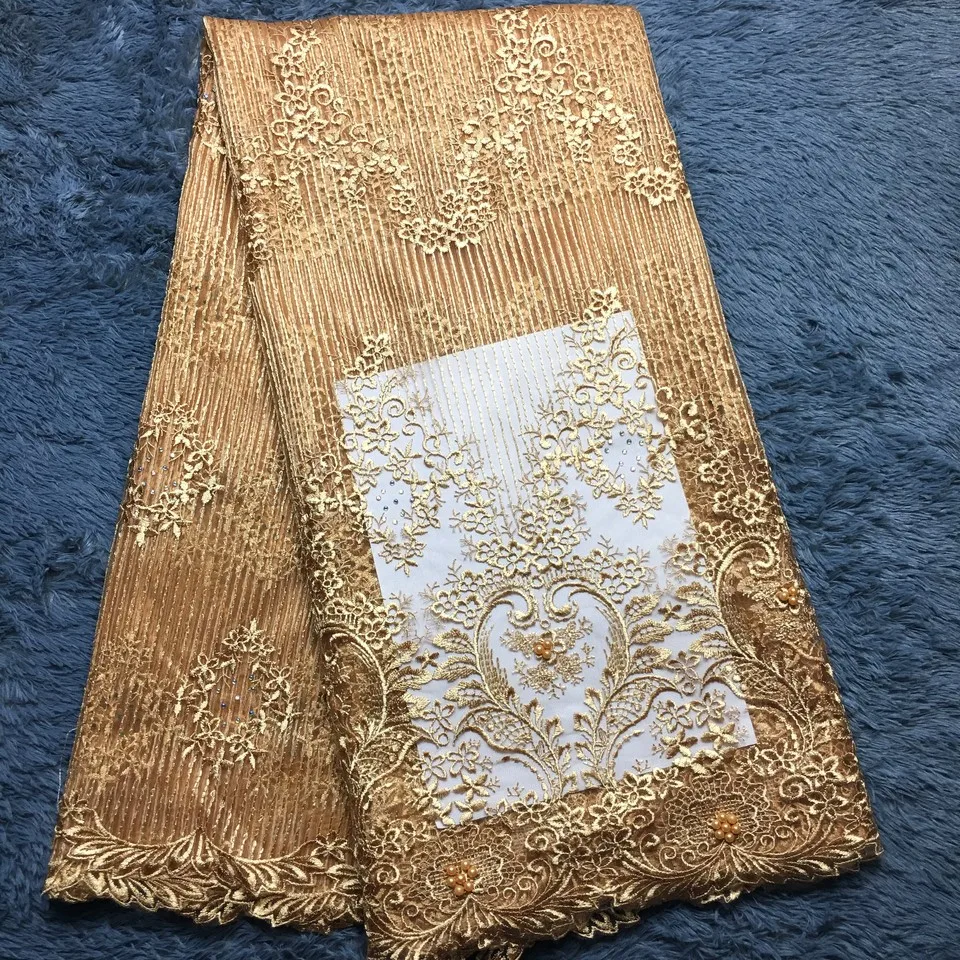 Королевский синий новый дизайн африканские кружевные ткани высокого качества
