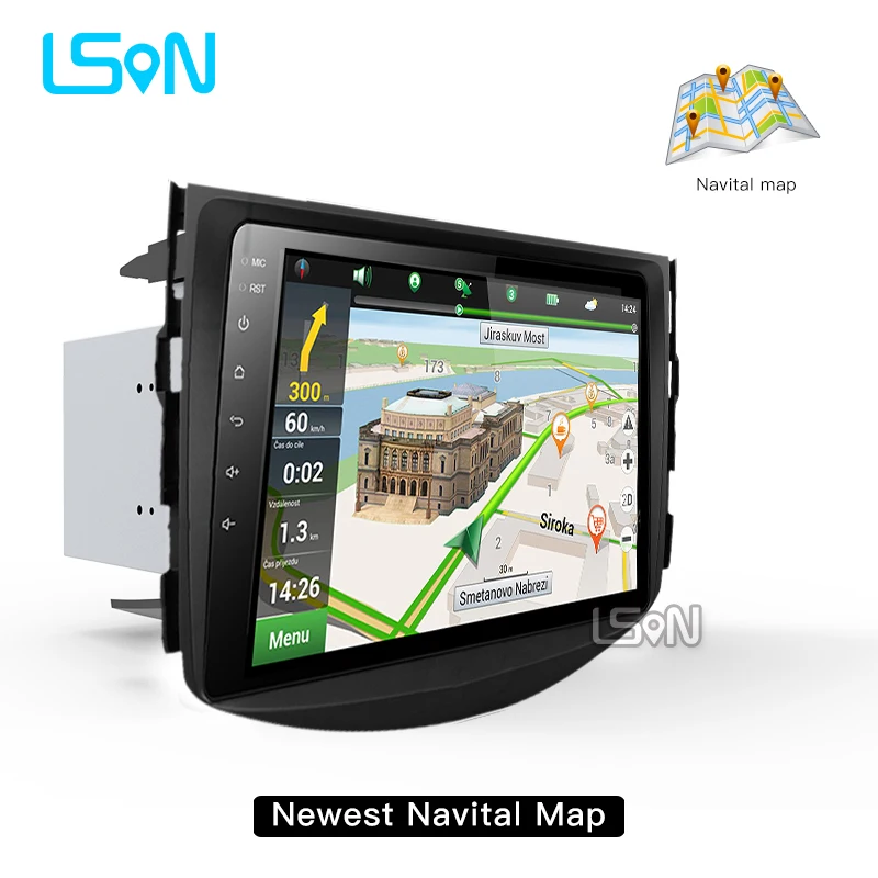 LSON 2g + 32g Android 8 0 автомобильный Dvd для Toyota Rav4 2007 2008 2009 2010 2011 Радио Стерео Gps навигация