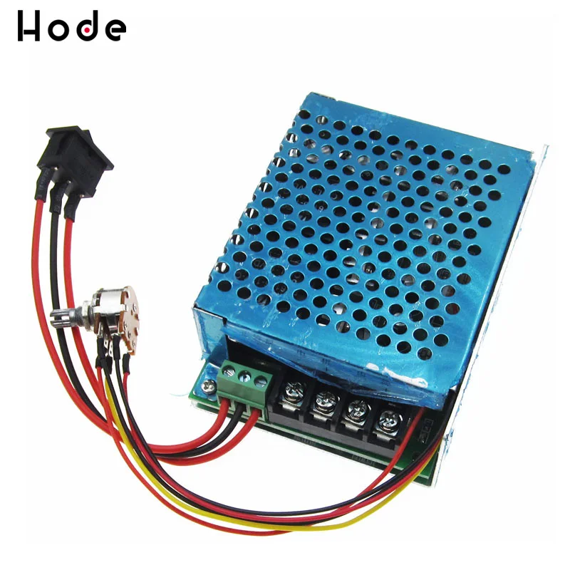DC 12V 24V 48V 2000W макс 10 с алюминиевой крышкой 50В 40A контроллер скорости двигателя