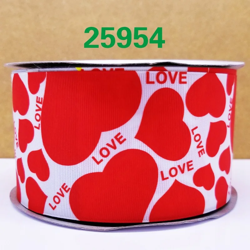 25954 50 ярдов мультфильм напечатанный grosgrain ленты 25981 - Цвет: 25954