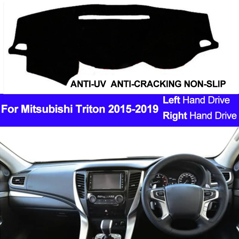 

Car Dashboard Cover For Mitsubishi Triton 2015 2016 2017 2018 2019 DashBoard Dashmat Pad Carpet Sun Shade Non-slip Car Styling