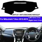 Чехол для приборной панели автомобиля Mitsubishi Triton 2015 2016 2017 2018 2019, коврик для приборной панели, ковер, солнцезащитный козырек, нескользящий Стайлинг автомобиля