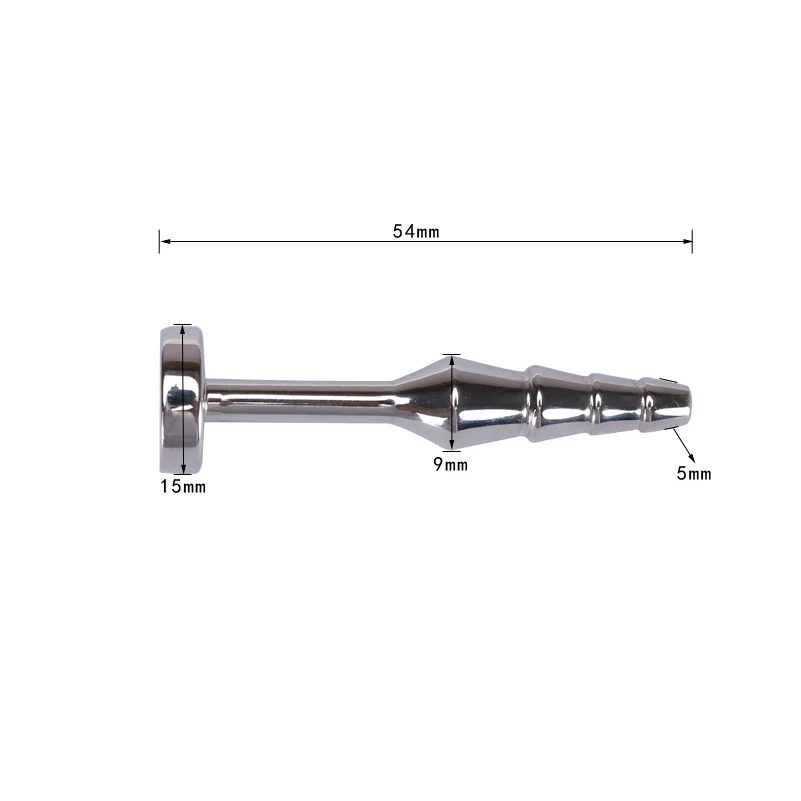 Секс игрушки для мужчин металлический уретральный расширитель штекер пениса 9 мм