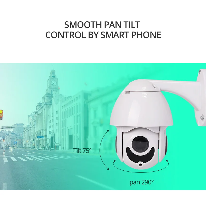 Weтранс PTZ IP камера наружная POE Onvif 1080P HD 4X Zoom 2," мини PTZ купольная камера CCTV для домашней безопасности Видео камера наблюдения