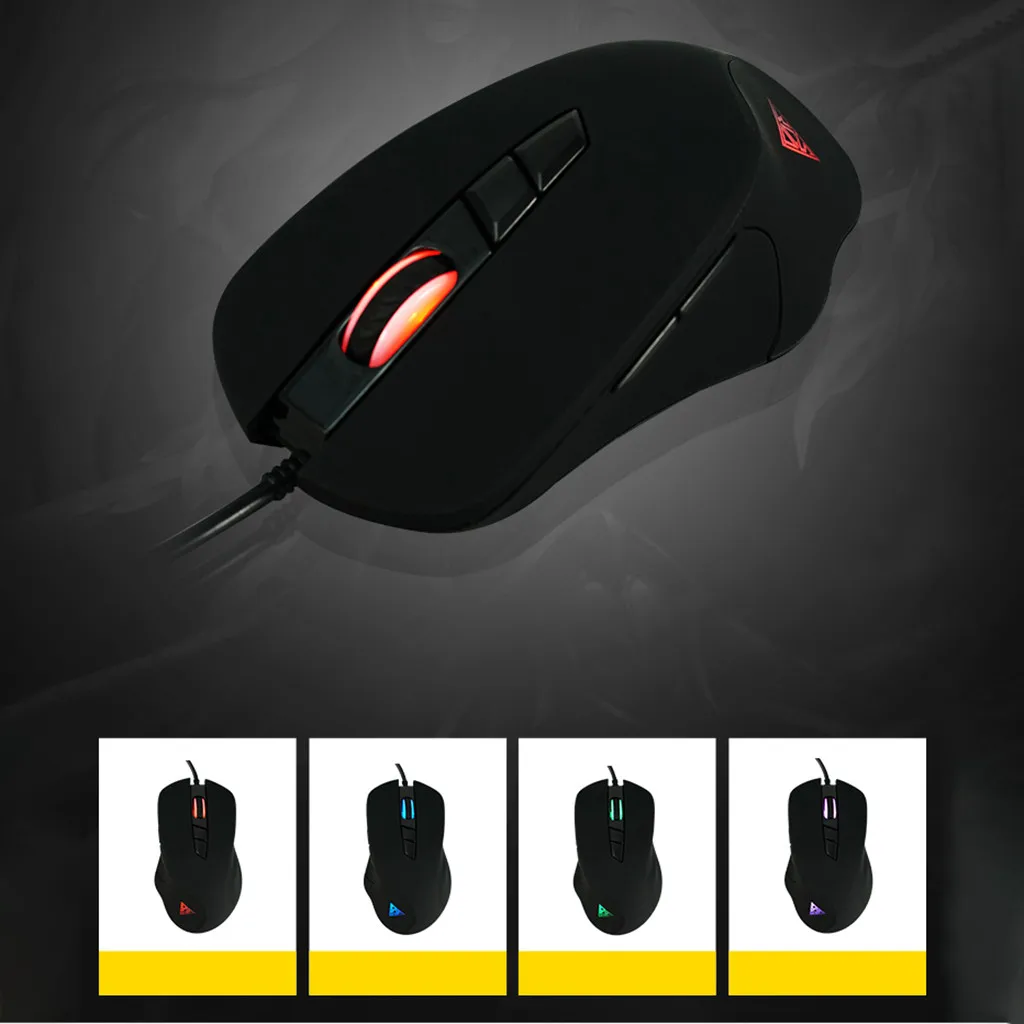 Игровая клавиатура набор мышей PC Gamer 104 клавиш подсветка механическая клавиатура с 7 клавишами 5000 dpi мышь Combo Computador Gamer L0514