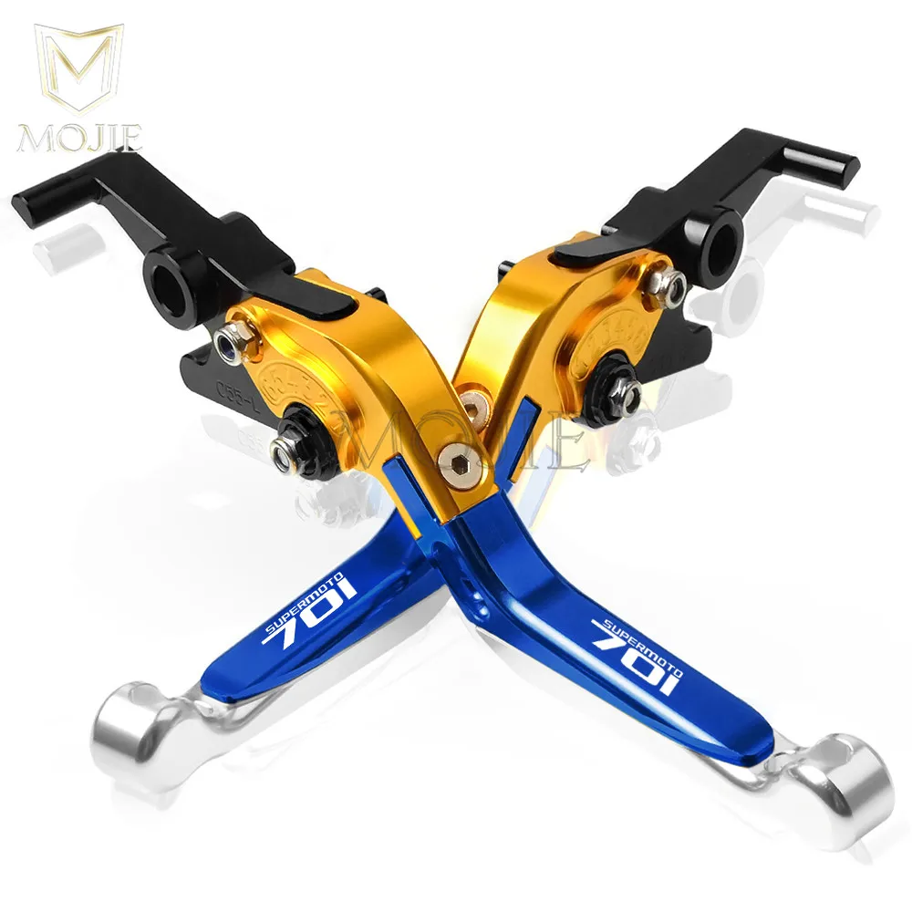For Husqvarna 701 Supermoto 2017-2018 Motorcycles CNC Adjustable Folding Extendable Motor Brake Clutch Levers Set | Автомобили и