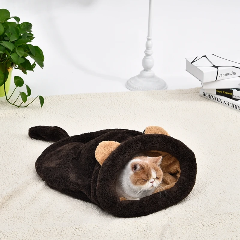 Весення новинка года продукты Cat кровать мягкий теплый Кошкин дом Pet коврики щенок Подушки кролик кровать забавные Товары для домашних животных 4 цвета