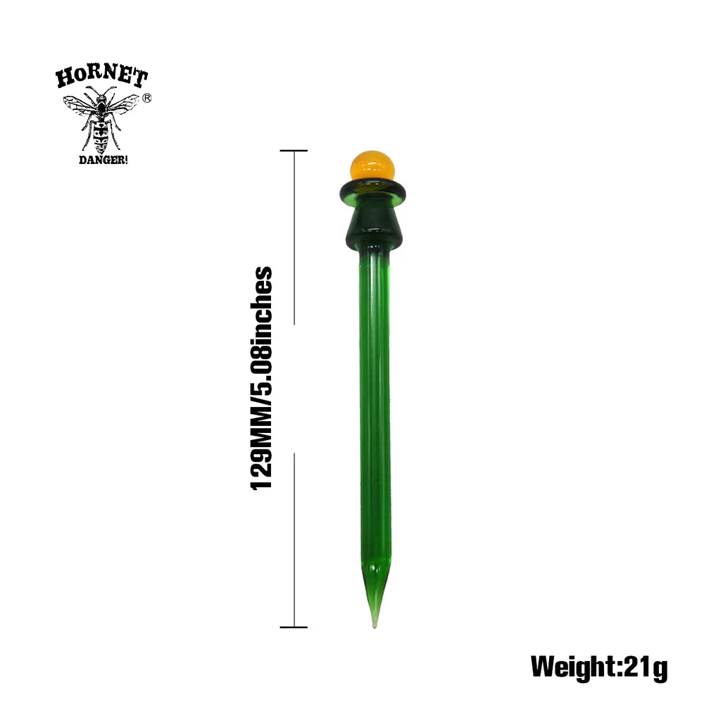 HORNET 5.0 Inch Wax Dab Tool Premium Glass DabblerColorful Thick Pyrex Dabber Tools Quartz Banger Nails Rigs Wholesale | Дом и сад