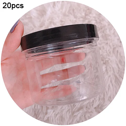 300ml Happy Monkey 280 мл/300 мл 20 шт./лот коробка для слизи новая пластиковая прозрачная коробка для хранения Контейнер для слизи для пушистой прозрачной слизи - Цвет: 300ml