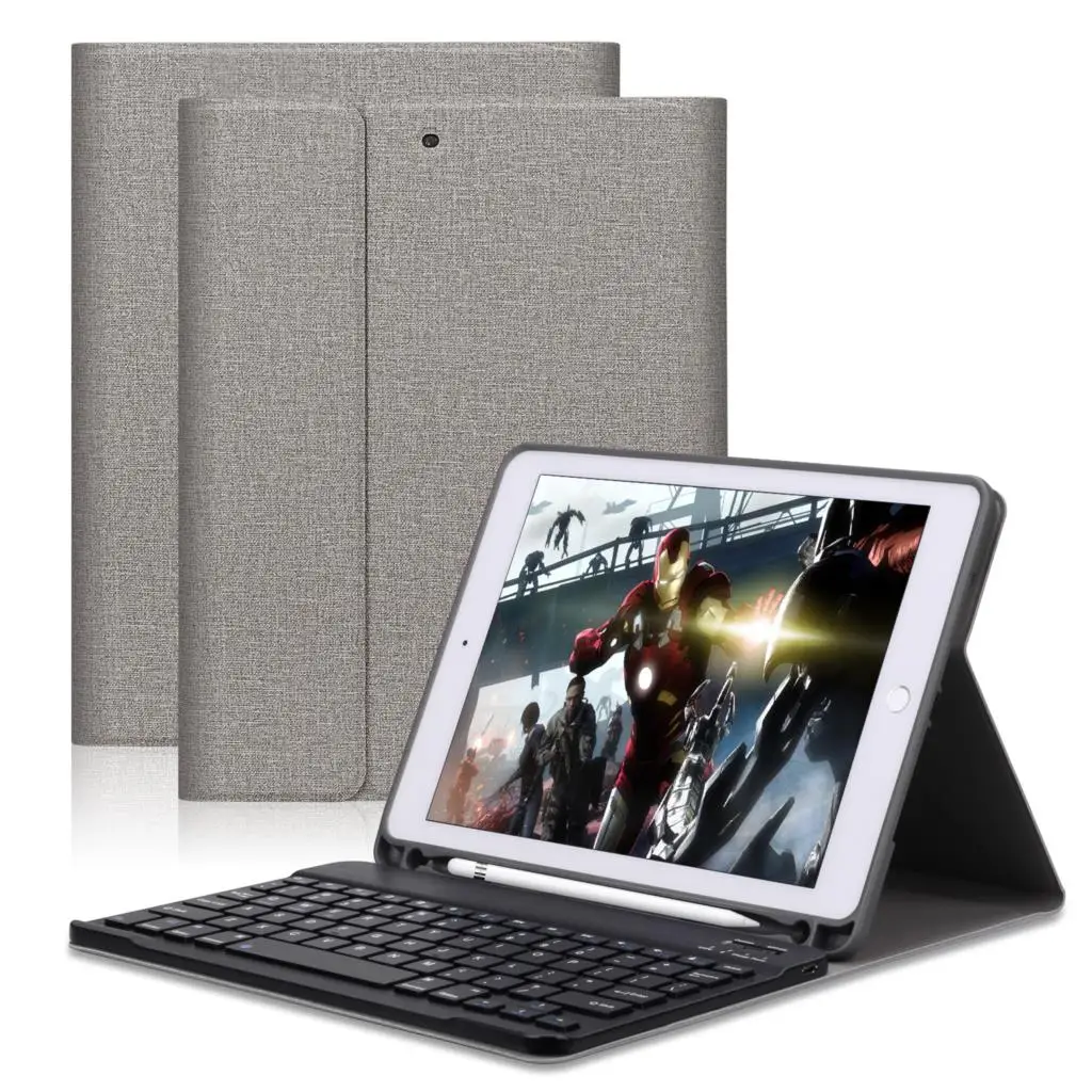 Чехол с Bluetooth клавиатурой и карандашом для iPad Air 2 Air 1 9,7 Pro 9,7 чехол Магнитный умный чехол