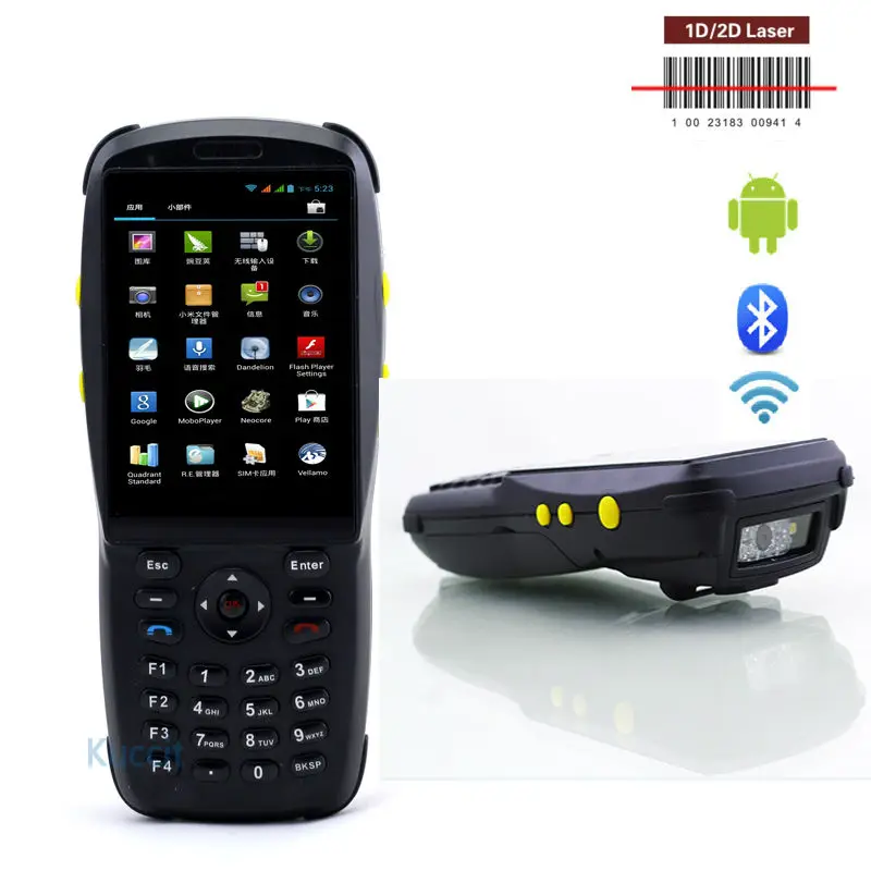 Оригинальный 1D лазерный портативный сканер штрихкодов Bluetooth Android прочный