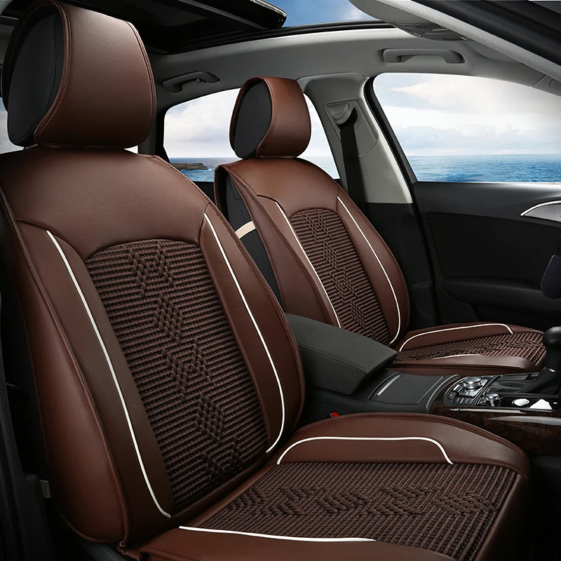 Car Seat Cover PU Leather Vehicle Support for BMW 3 Series E46 E90 E91 E92 E93 F30 F31 F34 F35 318i 320d 335i 320i E30 E36 | Автомобили и