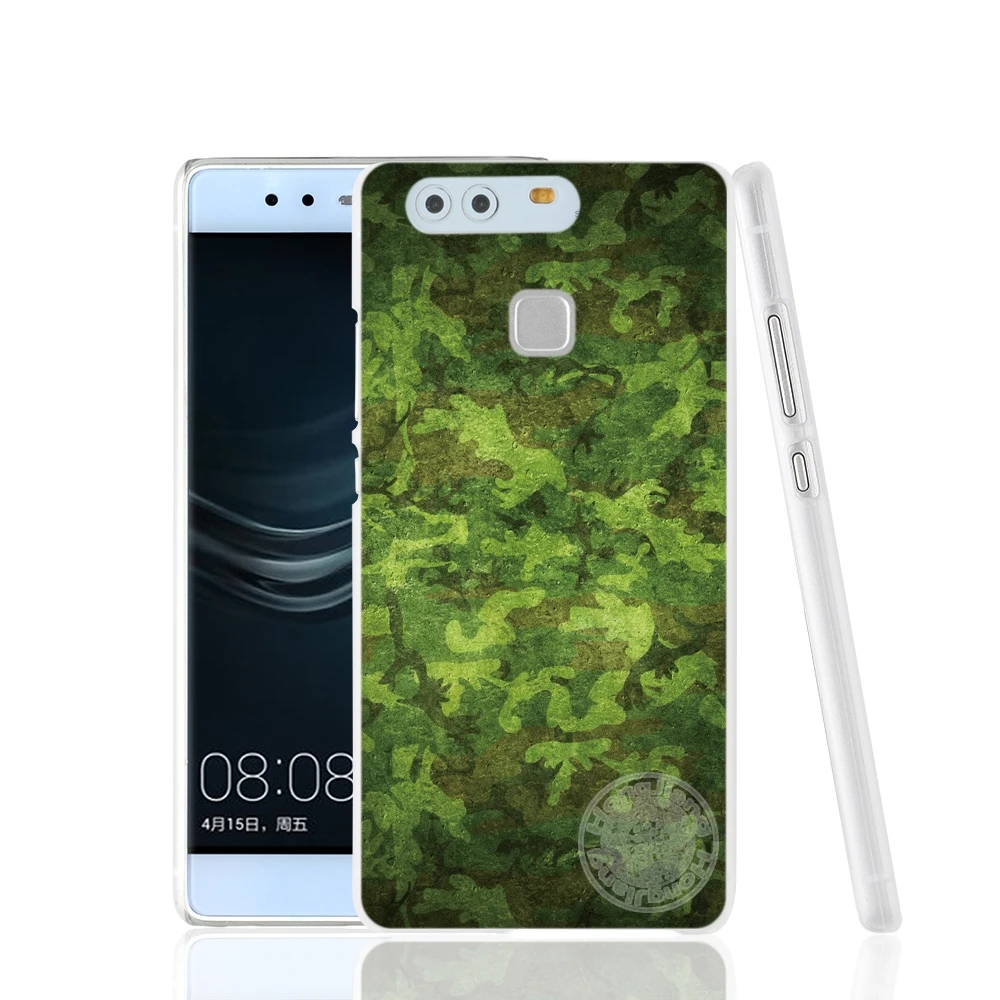 Хамейнуо армейский зеленый камуфляжный чехол для телефона huawei Ascend P7 P8 P9 P10 lite plus G8
