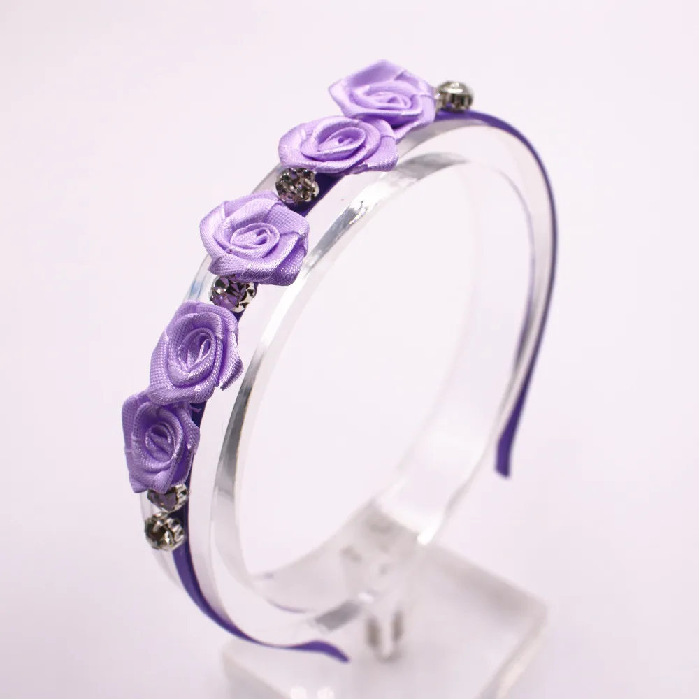 Цветочная корона гирлянды декоративные венки стразы обручи для волос девочек