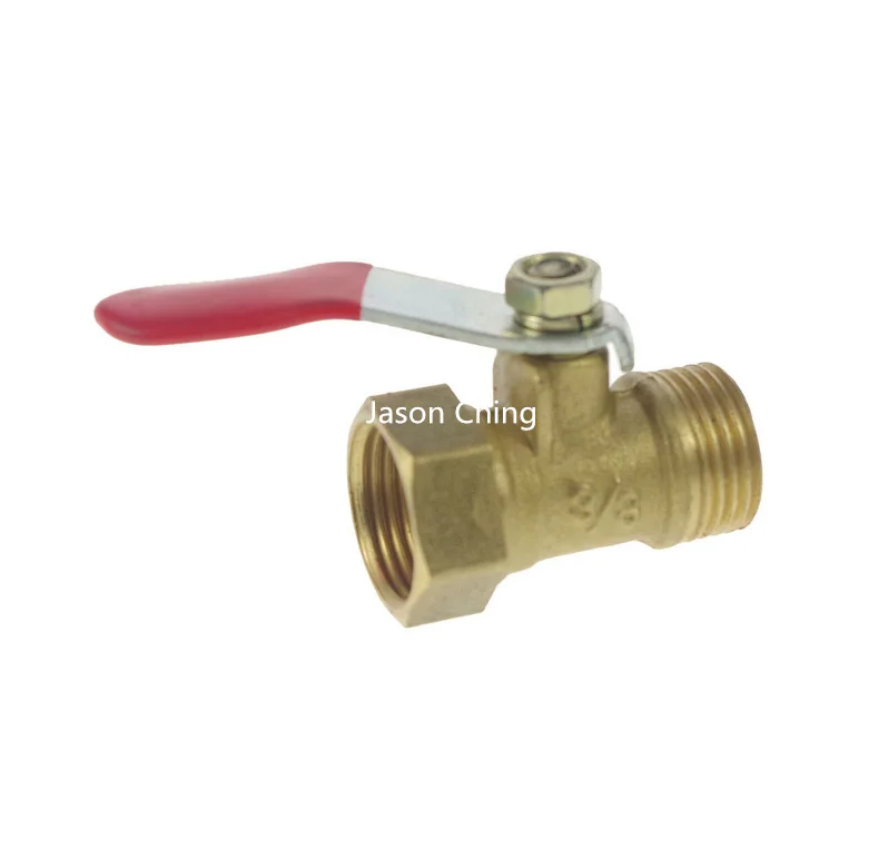 2 шт./лот 3/8 &quotBSP Female to Male полное соединение портов воздушная Латунная Труба