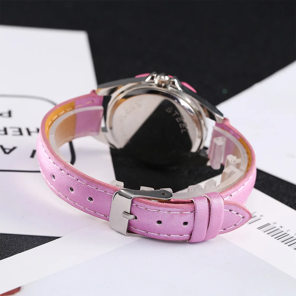 High Quality 10PCS Watches Women Ladies Students Quartz Watch Fashion Casual PU Leather Analog Wristwatch montre femme relogio | Наручные