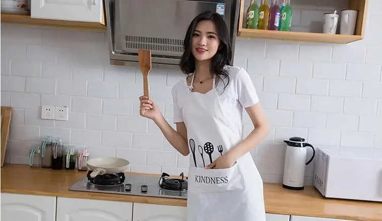 1 шт. Ресторан домашний водонепроницаемый Рабочий Фартук Хлопок Льняные фартуки