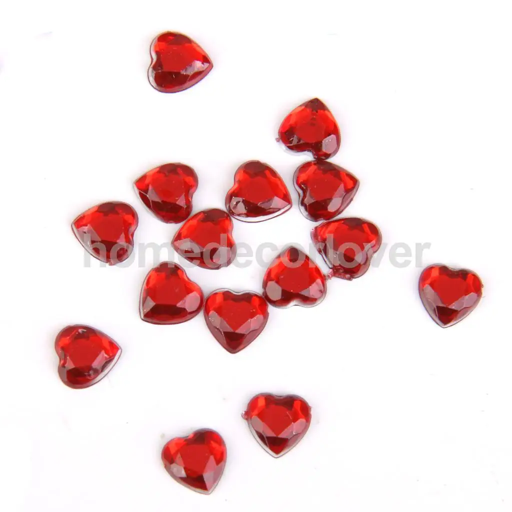 Красные стразы с плоской задней поверхностью 500 шт./лот 8 мм|crafts diy|rhinestone flat backrhinestone
