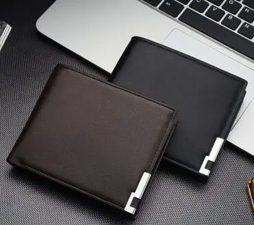 Для Мужчин's короткий абзац кошелек в Корейском стиле юного мужчин's