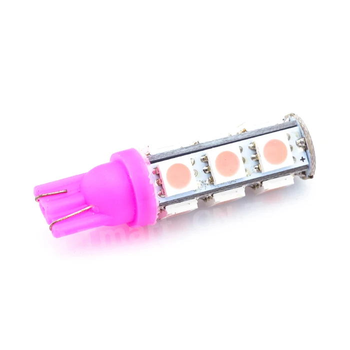 T10 13 SMD 5050 белый автомобильный Светодиодный Боковой сигнальный светильник 13led 194 168 W5W Клин 13SMD лампы интерьерные лампы DC 12V Лучшая цена