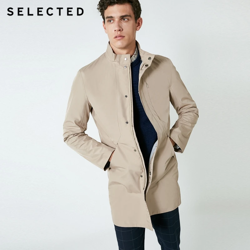 Отборная Мужская Весенняя ветровка средней длины с длинными рукавами S |